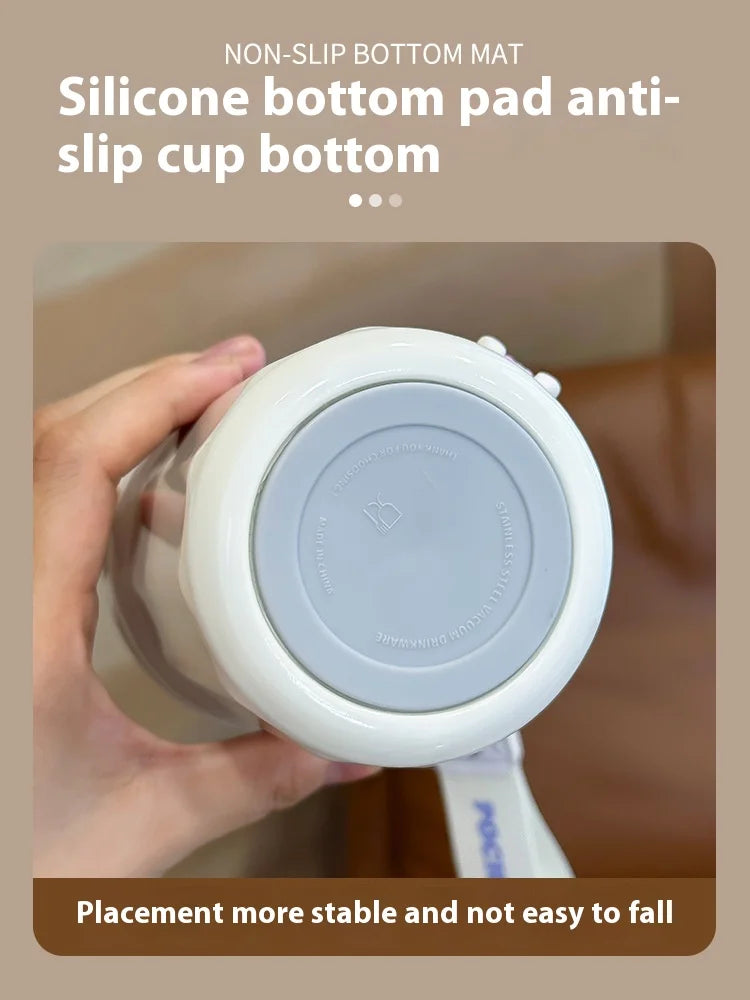 Cute Cartoon Children Insulated Cup With High Appearance 304 Stainless Steel Large Capacity Student Children Portable Water Cup
