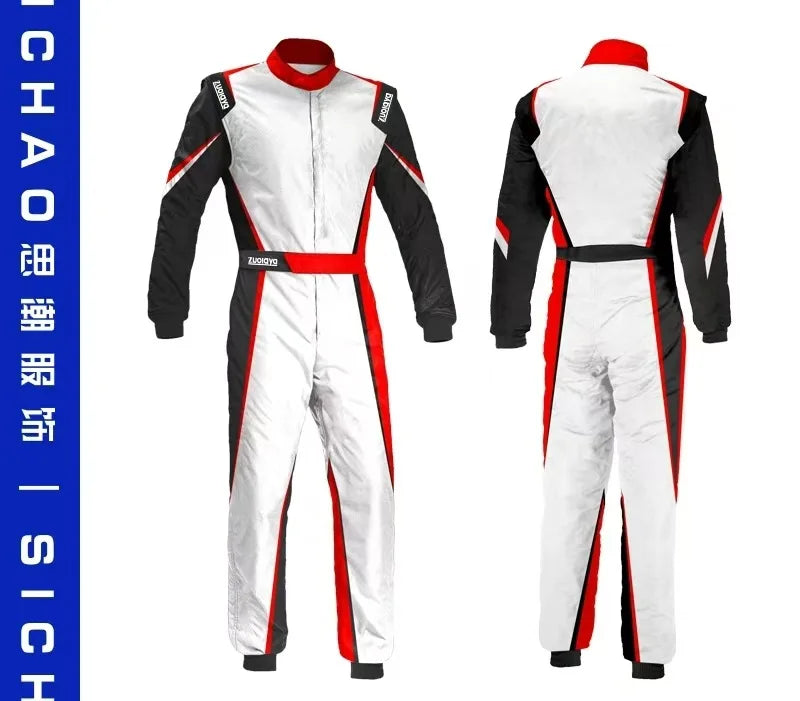 Men Women for Karting Suit Waterproof Car Motorcycle Motocross Racing Club Exercise Clothing Set Overalls