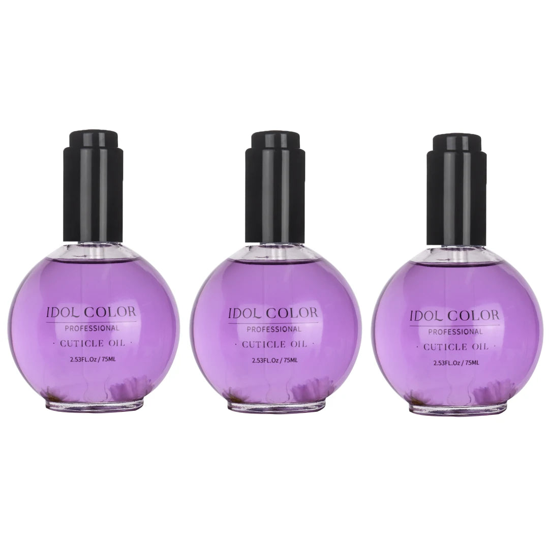 IDOL COLOR Cuticle Oil, 2.56 FL Oz, Repairs and Restores Cuticles - Organic Spa Treatment - For Stronger, Healthier Nails