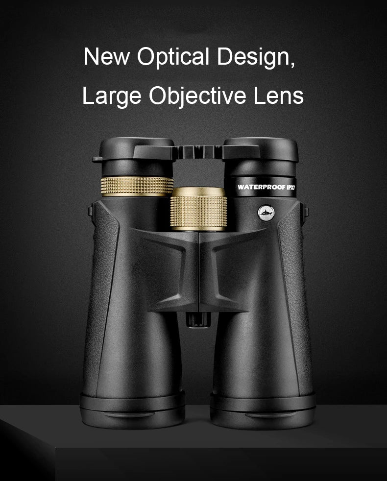 Shuntu Powerful 10x50 12x50 Binoculars HD Long Range Professional Optics IPX7 Waterproof FMC Coating BAK4 Telescope For Hunting