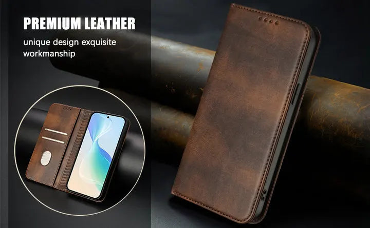 For Tecno Camon 50 Pro 2026 RFID Leather Wallet Funda for Tecno Camon 40 Premier Case Phone Camon 50 40 Pro Magnetic Flip Cover