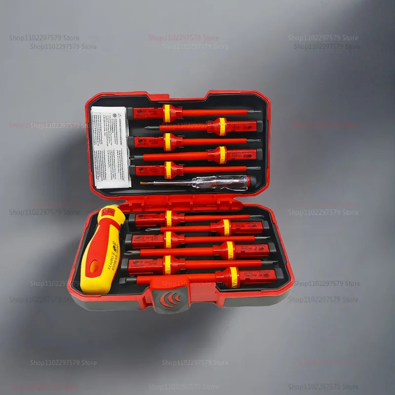 13pcs 8pcs Electrician Repair Tools Kit 1000V Insulated Screwdrivers Set with Magnetic Bits Multi-Tool for Electrical Work
