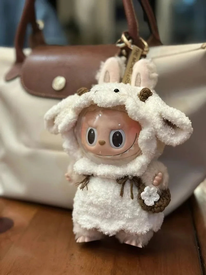 Transparent Face Mask for Mini Plush Doll Labubu Idol Kpop Doll Vinyl Toy Face Shield Doll Accessories Keep Doll Face Clean