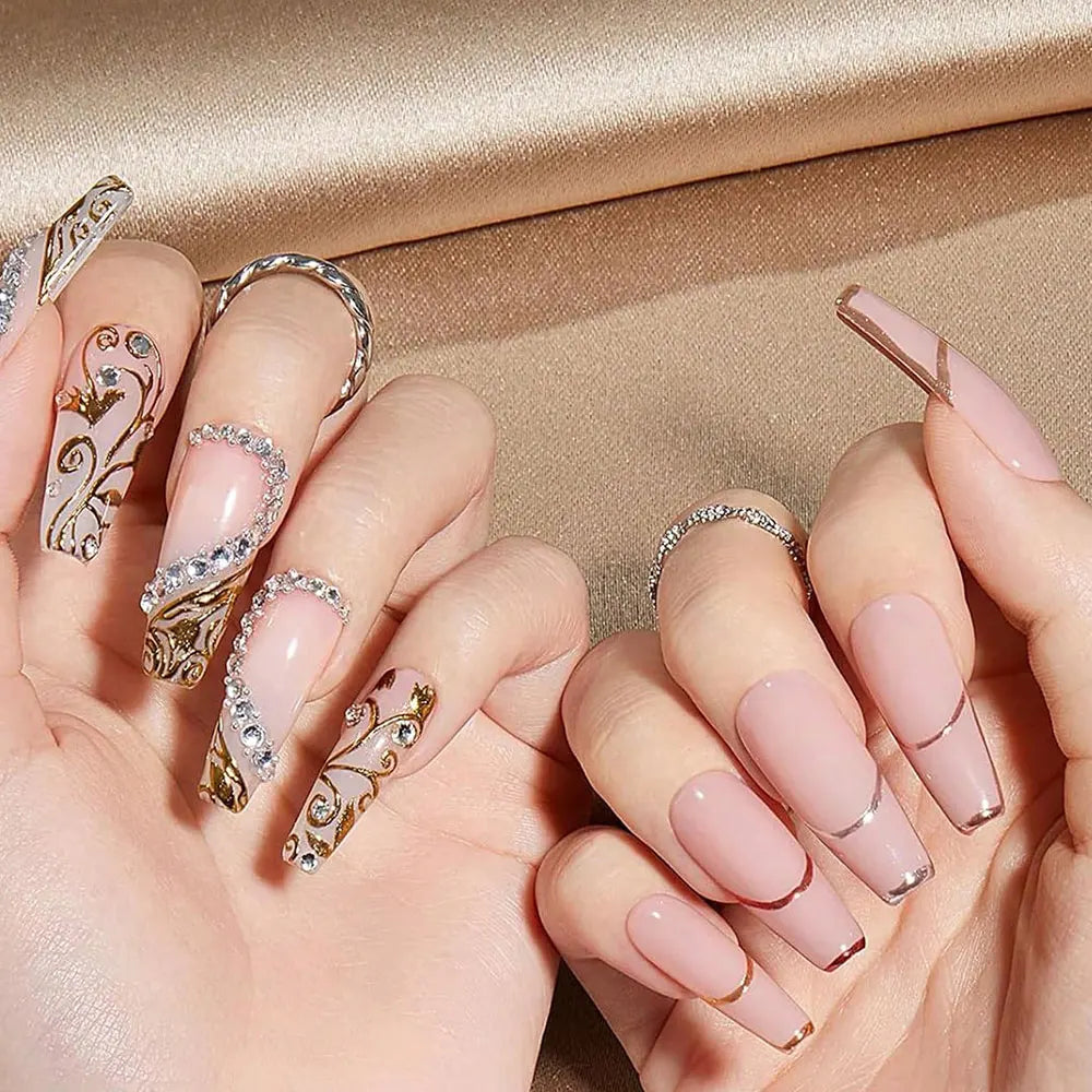 6Pcs/Set Magic Mirror Nail Art Powder Net0.5g/Jar Holographic Metallic Chrome Pigment Laser Gold Silver Manicure Rubbing Dust *&