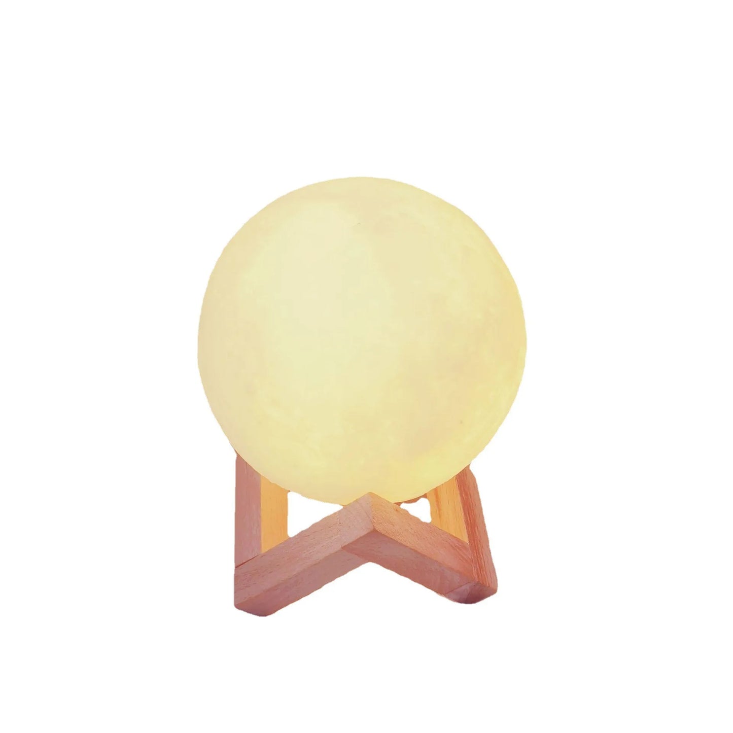 8 cm DIY Planet Lamp Moon Galaxy Night Light Art Painting Graffiti Birthday Gift Bedroom Living Room Decoration (With Stand)