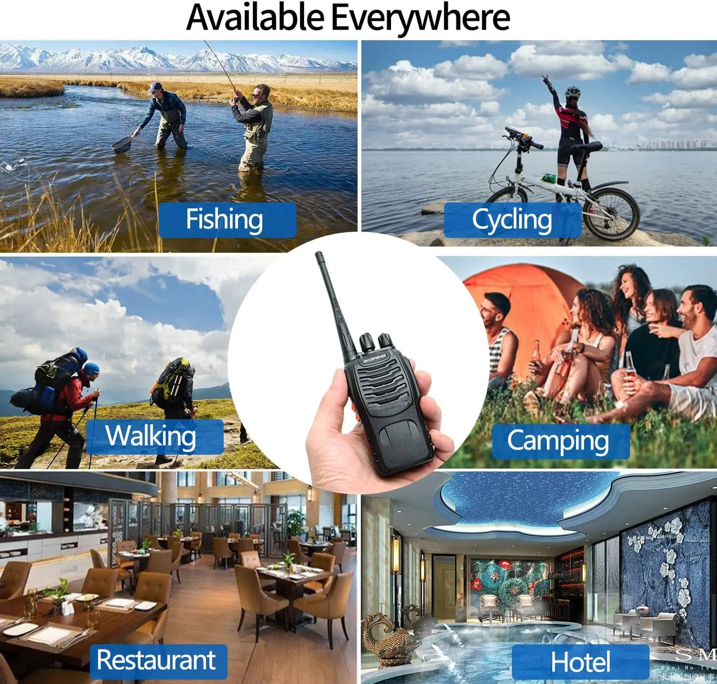Baofeng BF-88E Pro Walkie Talkie Wireless Copy Frequency Long Range UHF 400-470MHz Portable Ham Two Way Radio for Hunting