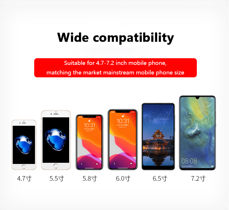 For Car Cell Phone Holder Air Vent Mount GPS Gravity Navigation Accessories for Ford Mondeo/Mondeo CHIA-X 2007 to 2022 YEAR