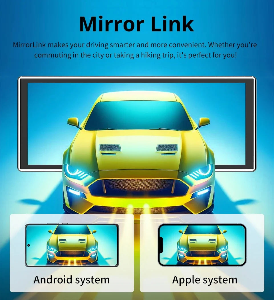 Acodo 11.26 Inch IPS Carplay Android Auto 2in1 Car Radio Multimedia WIFI Video Player  compatible with Apple and Android devices