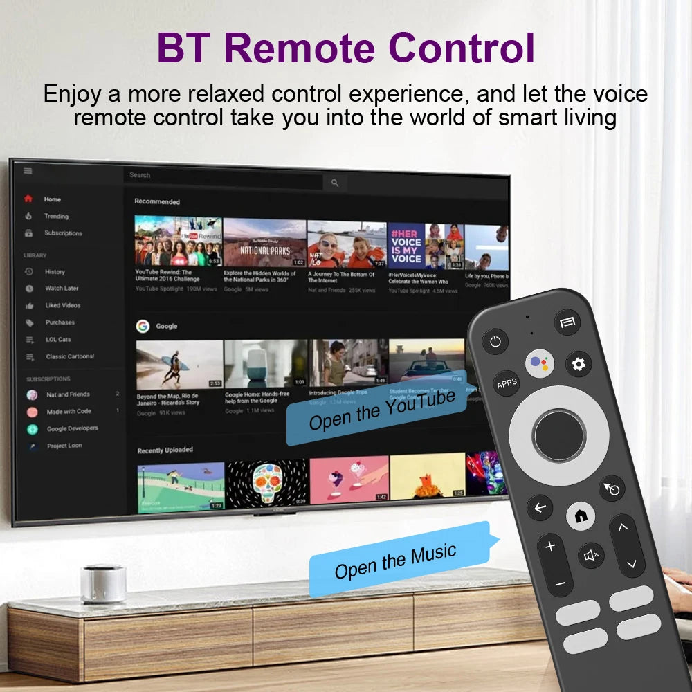 Transpeed Android13 Mini TV Stick 8K Video Decoding RK3528 Quad Core ARM Cortex A53 HDR10+ Voice Remote WIFI 6 BT5.0 TV BOX