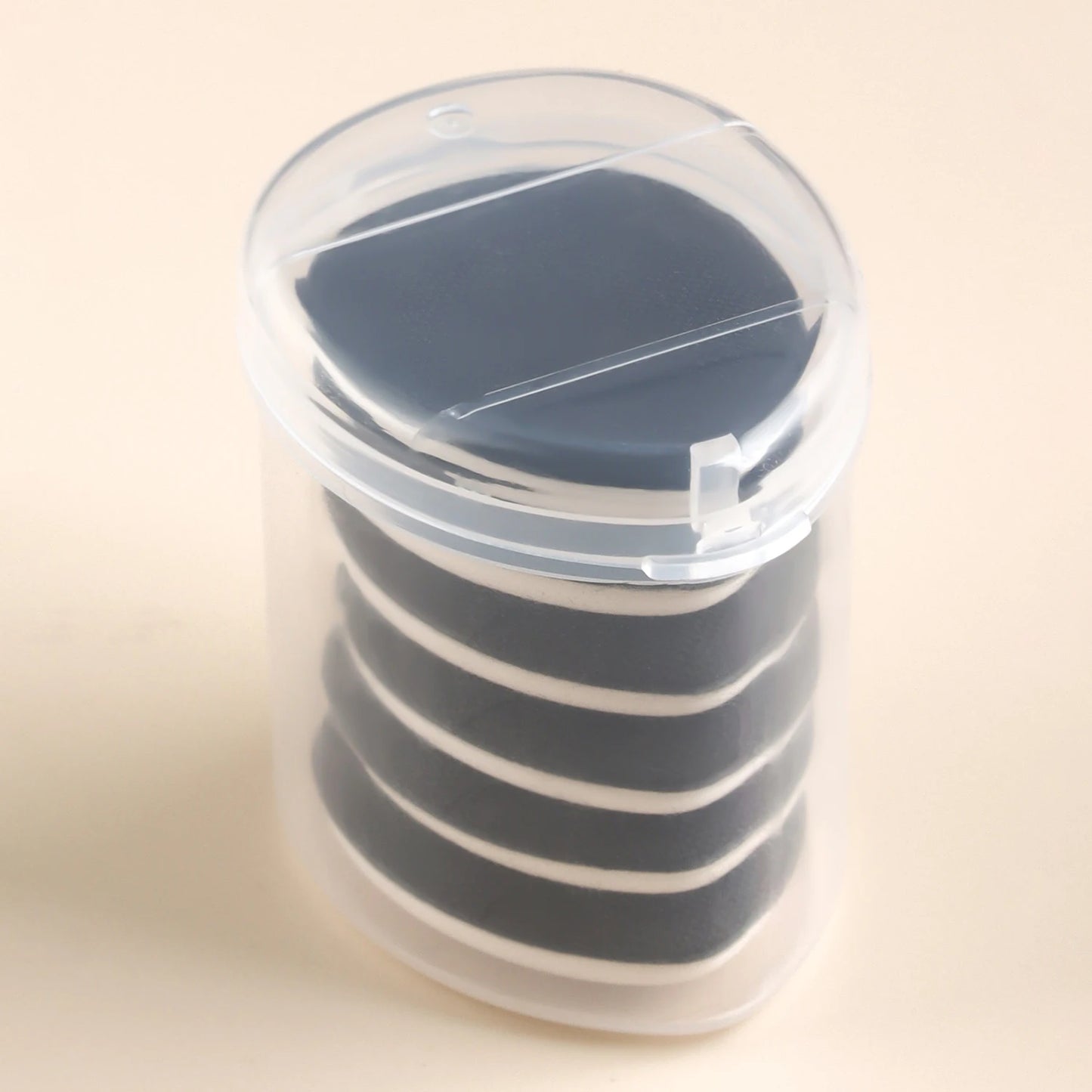 Finger powder puff, 6pcs/box small thumb cushioned slippers powder puff mini concealer makeup tool