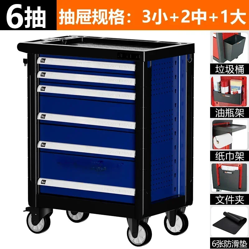 Garage Organizer Storage Tool Cabinet Trolley Complete Rack Professional Workshop Maleta De Ferramentas Completa Tools Packaging