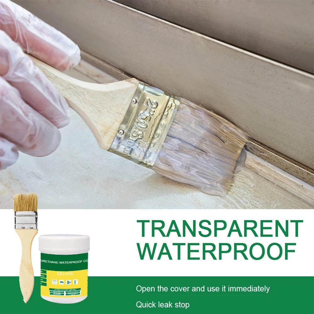 Transparent Waterproof Coating Sealant Agent Wall Leak Repair Material Invisible Glue For Roof Leakage Crack Seepage 30/300g