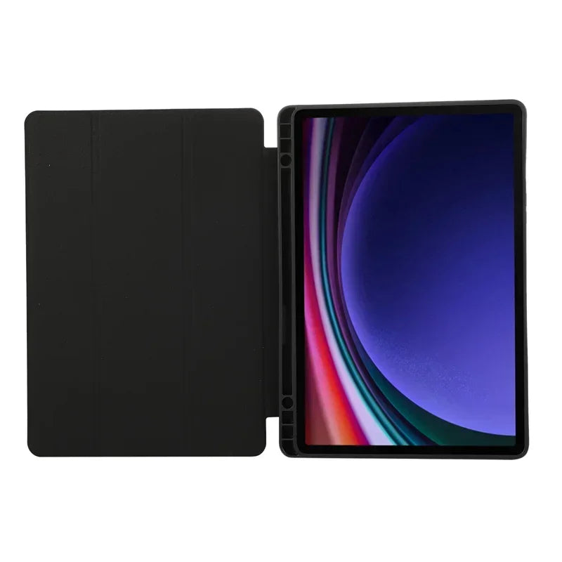 Funda For Samsung Galaxy Tab S9 FE Case 10.9" PU Leather TPU Back Stand Tablet For Galaxy Tab S9 Fe Plus S9 Case with Pen Holder