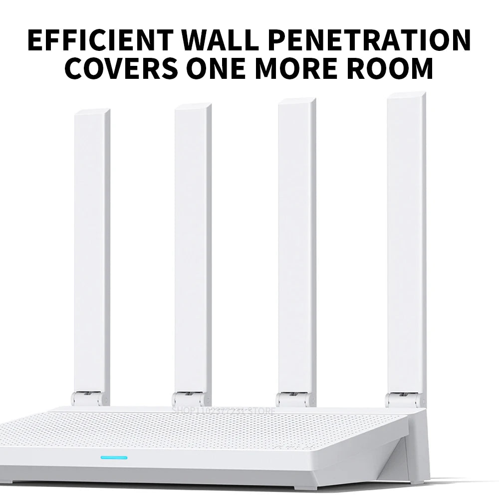 2024 NEW Original Xiaomi AX3000T Router 5GHz 160MHz Broadband 1.3GHz Processor High Speed NFC Connection For Home Office Games