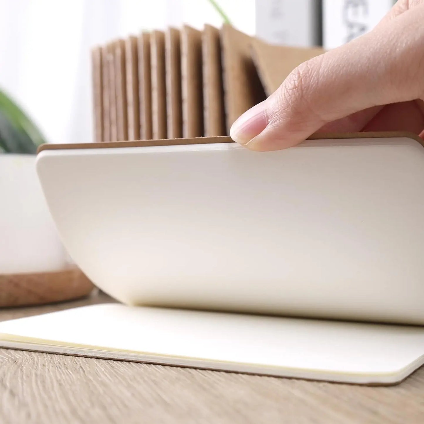 24PCS Kraft Notebooks, 3.5x5in Pocket Notebooks Blank Paper Small Pocket Journal Notepads  for School Office Home Travel Gifts