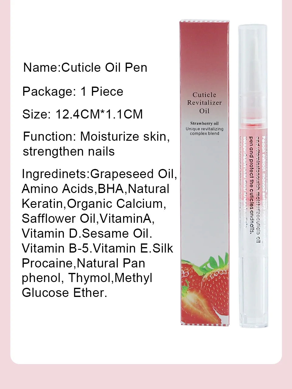 5ml Nail Nutritional Oil Pen 9 Scent Nail Care Cuticle Regeneration Oil Preventive Nail Nail Polish Nourishing Skin Pen