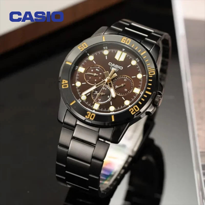 Casio MTP-VD01G AMW-870D MTP-VD300B Watch Men's Watch High-End Business Watch Calendar Week Quartz Watch Japanese Korean Watch