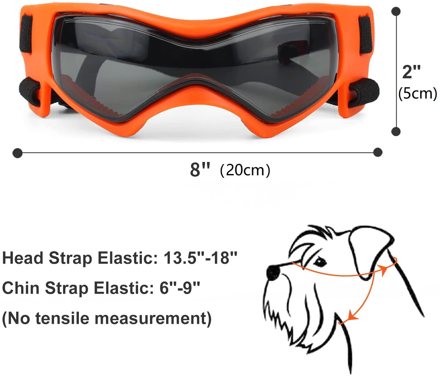 Dog Goggles Small Breed,Easy Wear Small Dog Sunglasses,Adjustable UV Protection Puppy Sunglasses for Small to Medium Dog