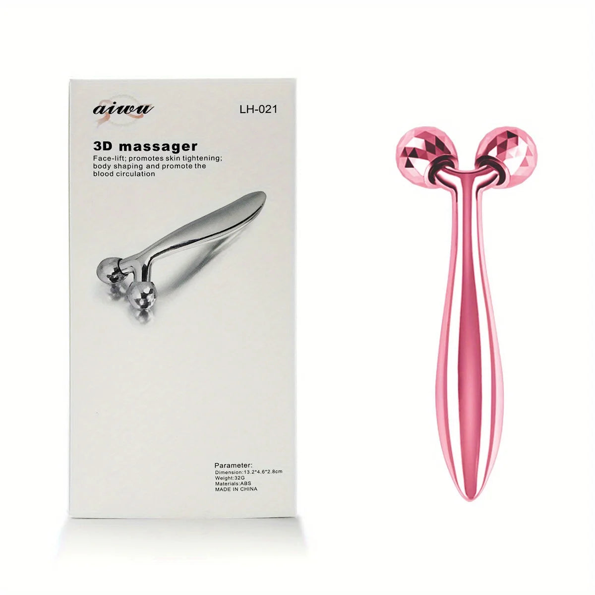 Face Massager Facial Lifting 3D Roller Body Slimming Massager Tool Y Shape Massagers Skin Care Tools Neck Massager 360 Rotate