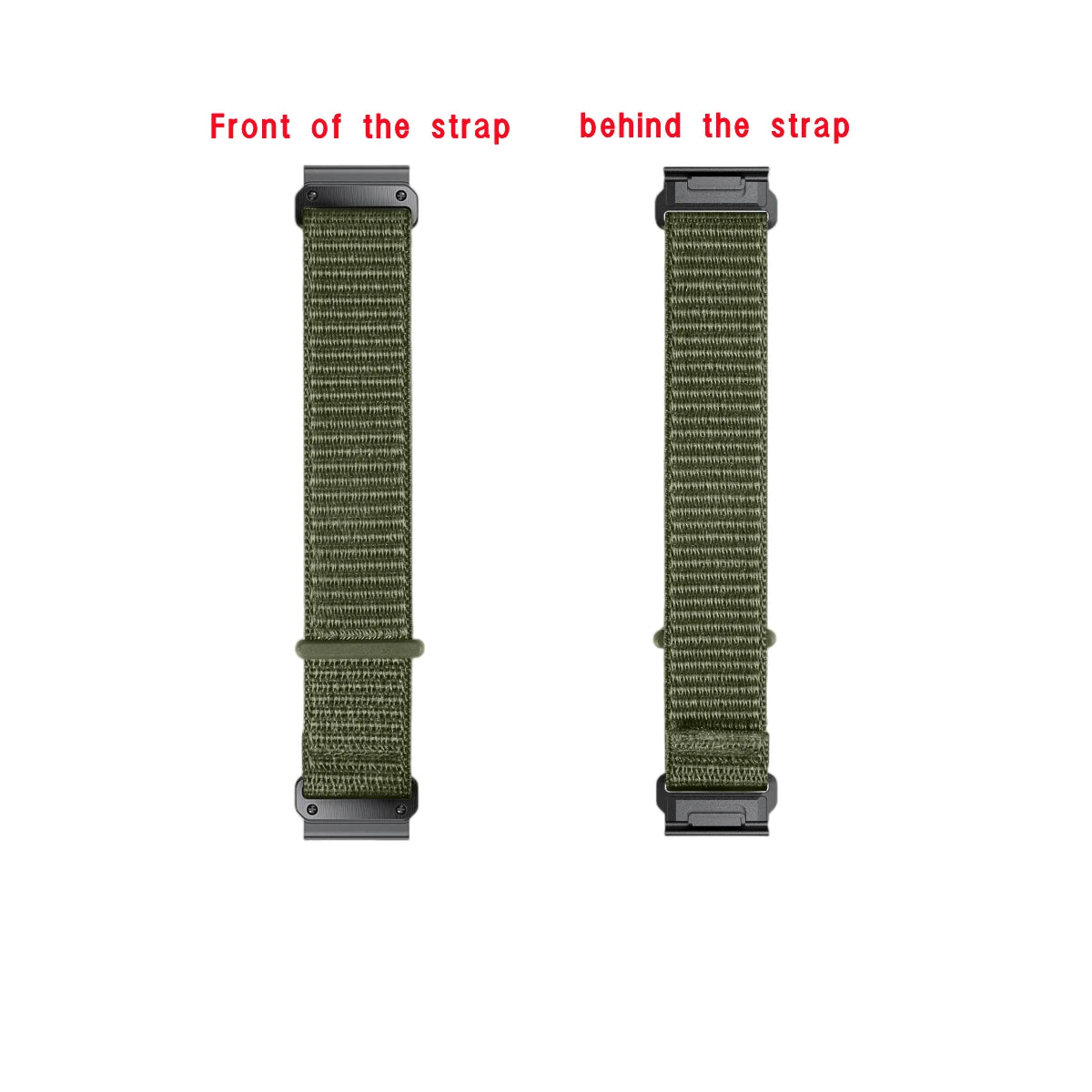 22 26mm Garmin Nylon Quick Release Strap For Fenix5 5XPlus 6 6XPro 7Pro 7XPro Easy Fit Watch Band Instinct1 2 Tactix7 Wristband