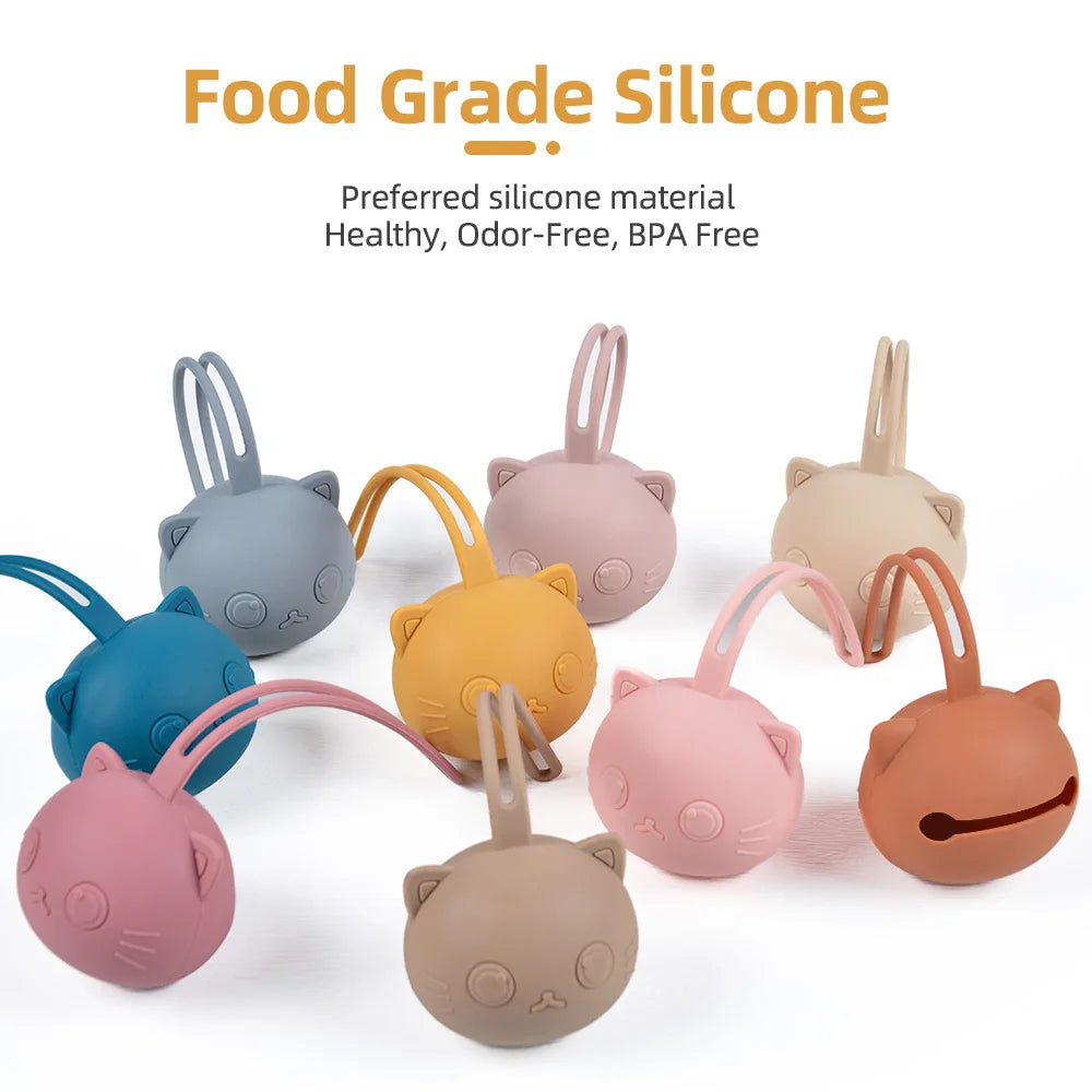 Baby Pacifier Holder Bag BPA Free Food Grade Silicone Infant Portable Soother Container Box Nipple Storage Box Cases Accessories