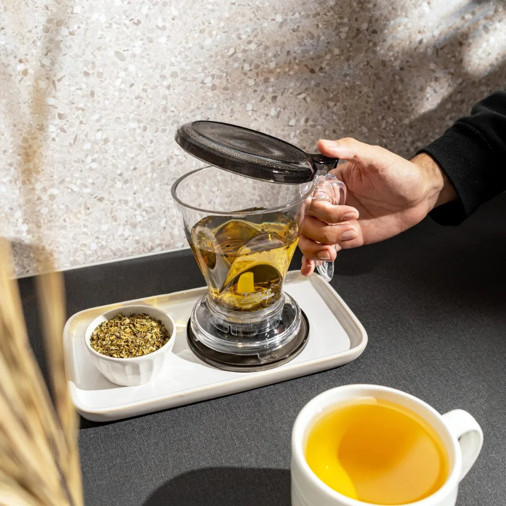 600ML Coffee Dripper,Tea Infuser for Loose Leaf Tea,Hand Brew Drip Coffee Machine,Large Filter Holder,Drinkwareespr Espresso