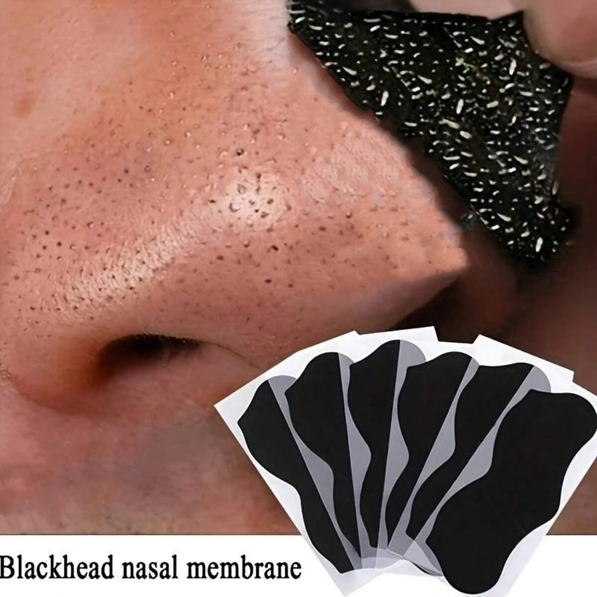 10 PC/50 PC100 PC Blackhead Nose Patch, Deep Cleansing Nose Patch, Shrink Nose Pores To Remove Blackheads, Smooth Skin Facial Ca