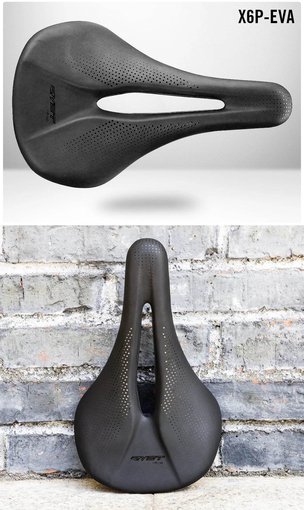 RYET 3D Printed Bike Carbon Saddle 140mm 143mm Super Light Road MTB Racing 3D/EVA  Saddles Bicycle Cushion Cycling Seating Part
