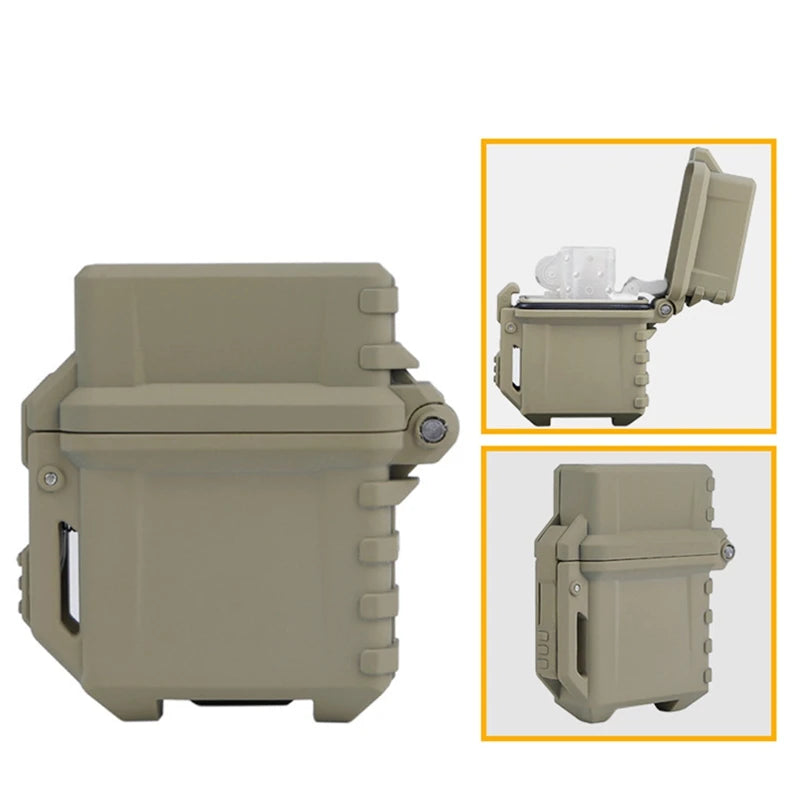 Tactical Lighter Storage Case Universal Portable Box Container Organizer Holder For Zippo Inner Tank Cigarette Lighter Cases