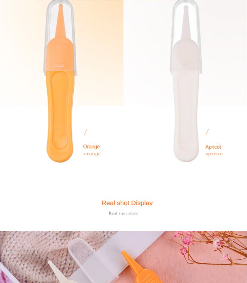 Clearance_Baby Dig Booger Clip Infants Ear Nose Navel Clean Tools Kids Safety Tweezers Cleaning Forceps Toddler Nasal Cavity Car