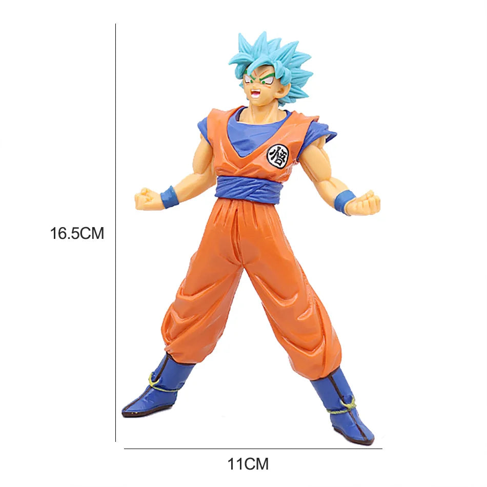 Dragon Ball Z Super Saiyan Anime Figurine Model GK Rose Goku Action Figure DBZ Gohan Figures Vegeta Statue Collection Toy Figma