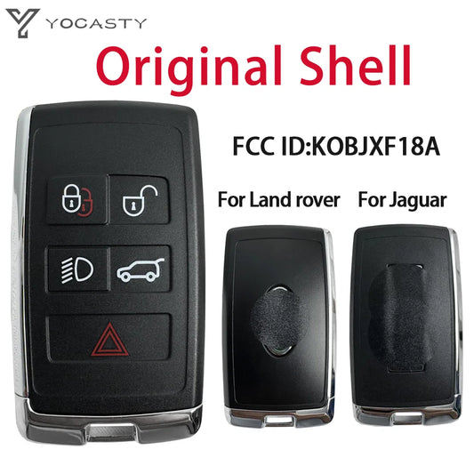 YOCASTY Replacement OEM For Land Rover Discovery Ranger Rover SPORT EVOQUE Jaguar XF XJ EX Smart Key Shell Case FCCID KOBJXF18A