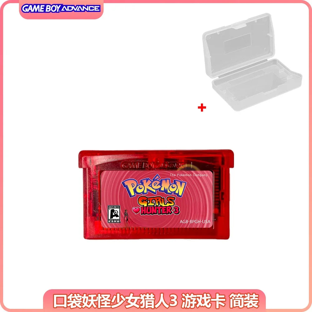 GBA RTC Pokemon  Real Clock  New Version 2.0 Game Card  Featured Popular English Games