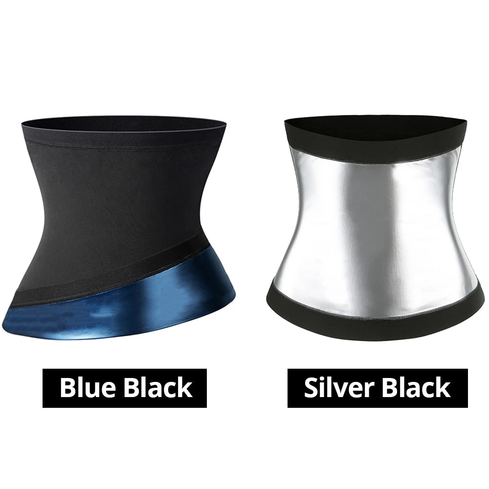 Hot Sauna Sweat Belt Body Shapers Waist Trainer Slimming Workout Gym Fitness Belt for women Abdomen Fat Burning Shapewear