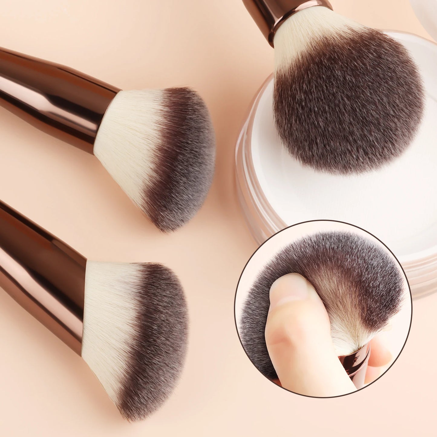 7pcs Double Head Face Makeup Brush Soft Fiber Hair Highlight Fashion Design Versatile Angled Brush for Precise Application Found