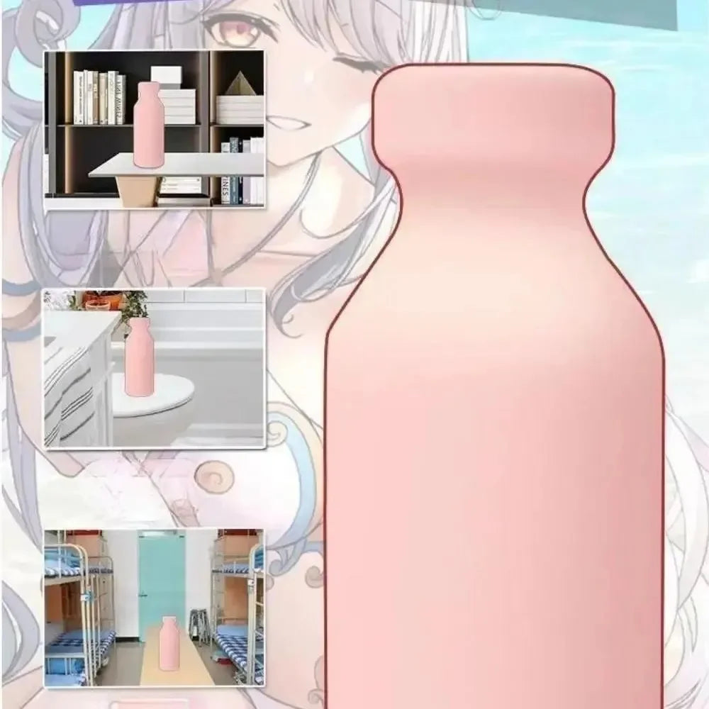 Male masturbator toys milk bottle aircraft cup sex toys vaginal silicone soft adult toys vagina oral sex pocket masturbator