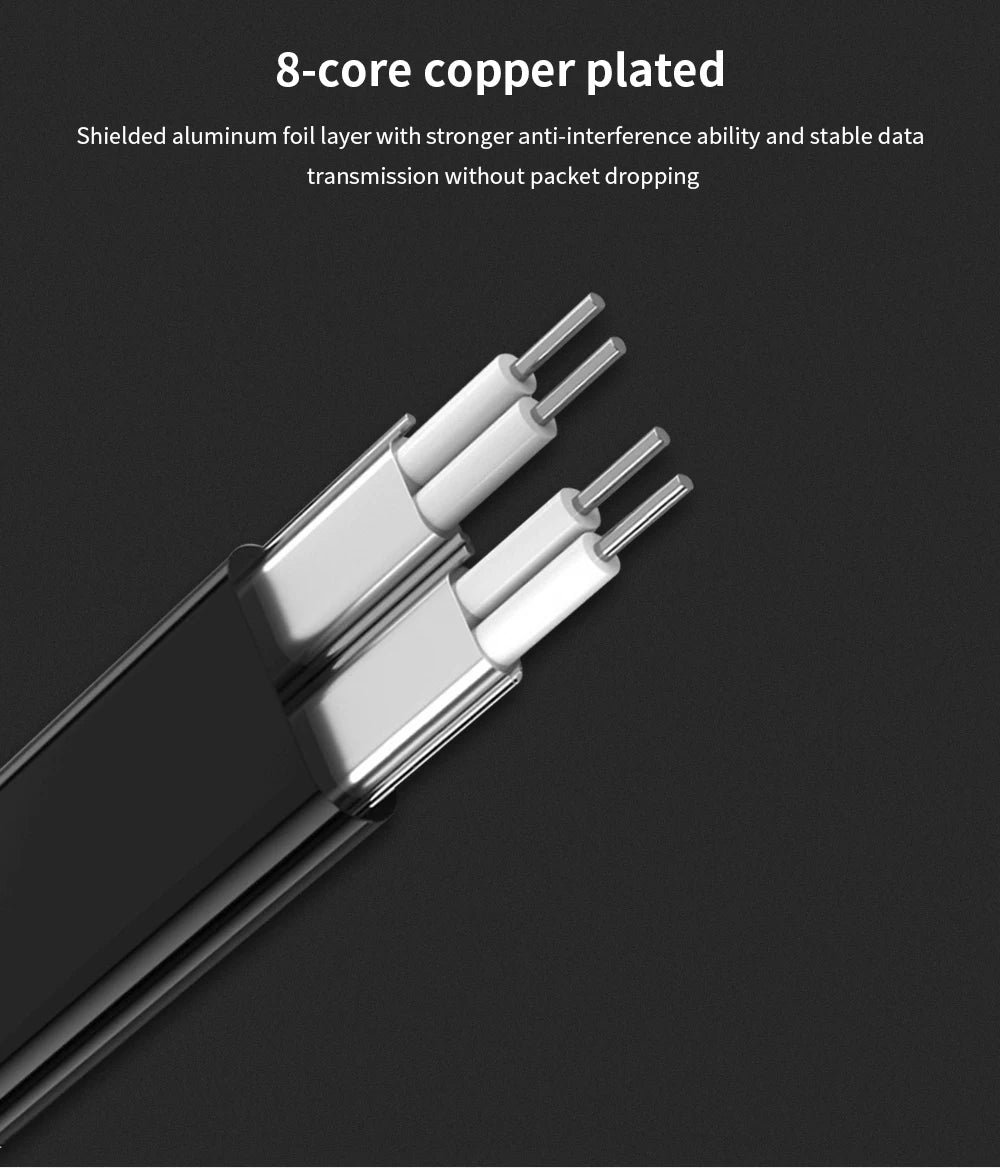 TISHRIC SATA Cable Sata3.0 Solid State Hard Disk Serial Data Cable Multi-Spec Flexible Sata Hard Disk Fast Transmission Cable