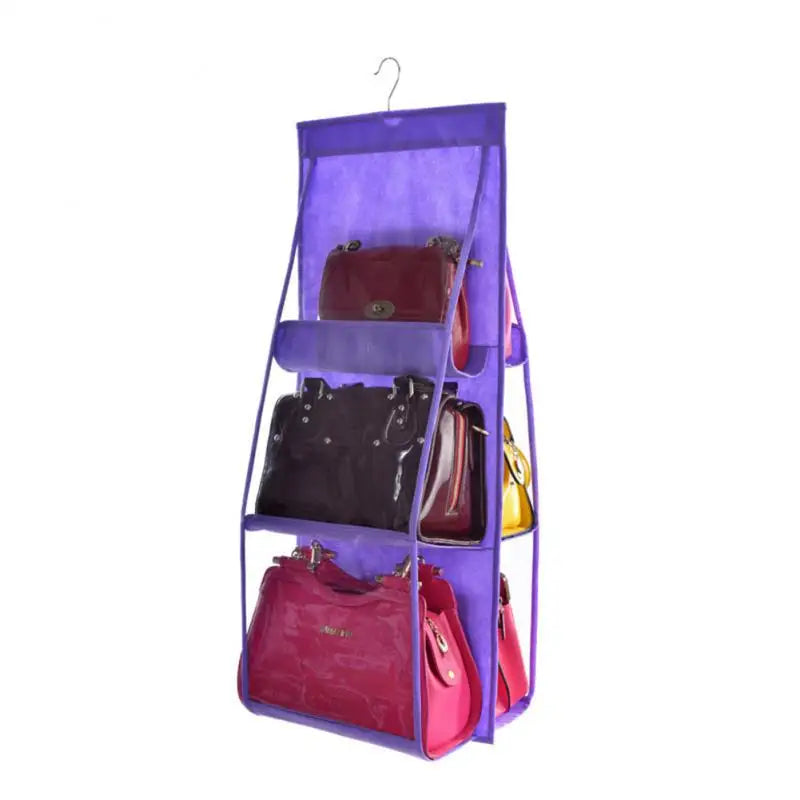 Six Layer Storage Bag Bedroom Closet Storage Bag Dust Bag Bag Storage Hanging Bag Hanging Double Side Transparent