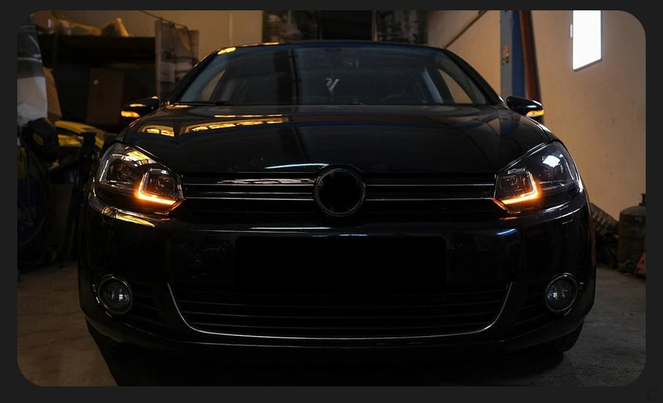 Car Styling Head Lamp for VW Golf 6 Headlights 2009-2012 LED Upgrade 7.5 Design DRL Signal Lamp Hid Bi Xenon Auto Accessories