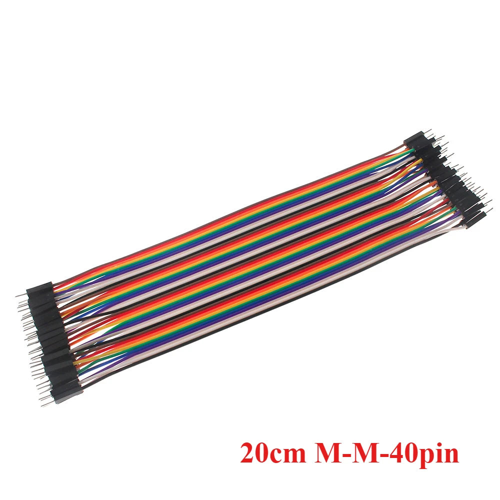 Dupont Line 10/15/20CM 40Pin Male To Male + Male To Female and Female To Female Jumper Wire Dupont Cable for Arduino DIY KIT