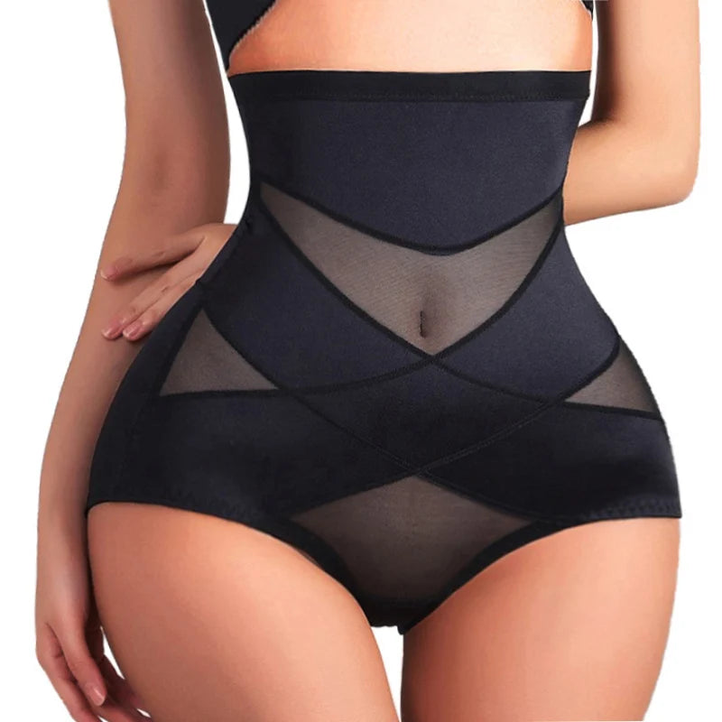 Women Sexy Cross Body Shaper High Waist Panties Underwear Compression Belly Tummy Control Trainer Shapewear Slimming Underwear