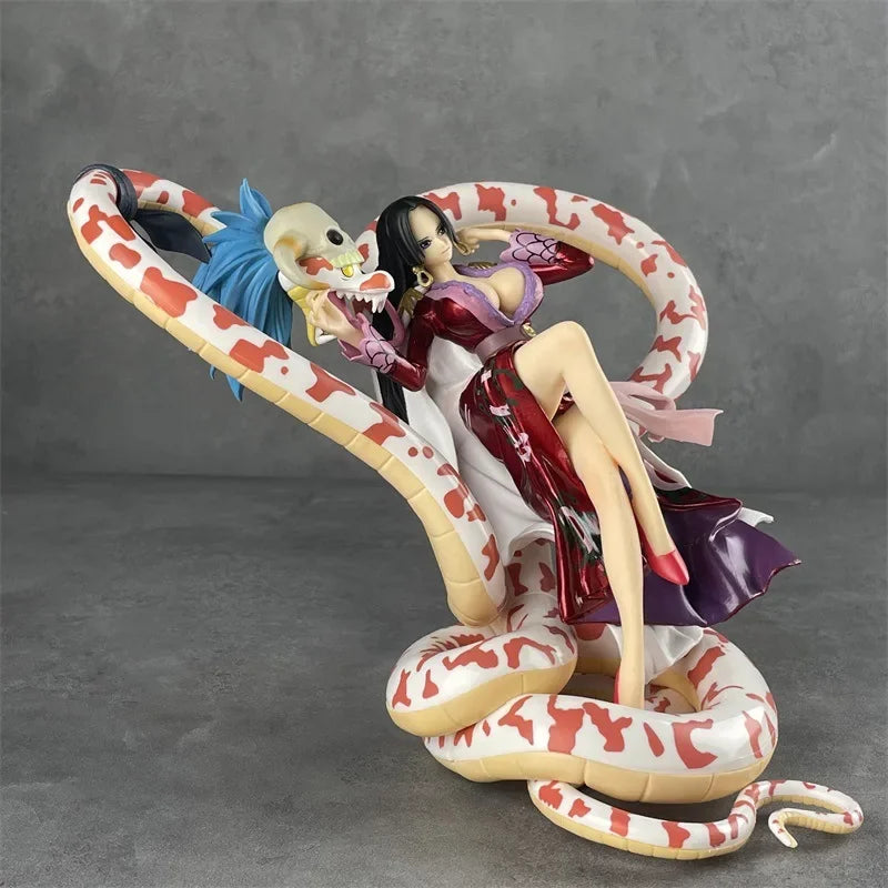 One Piece Figure Empress Snake Explosive Clothes Nine Snakes Boya Hancock Sitting King Qiwuhai Trendy Figure Model Decorative