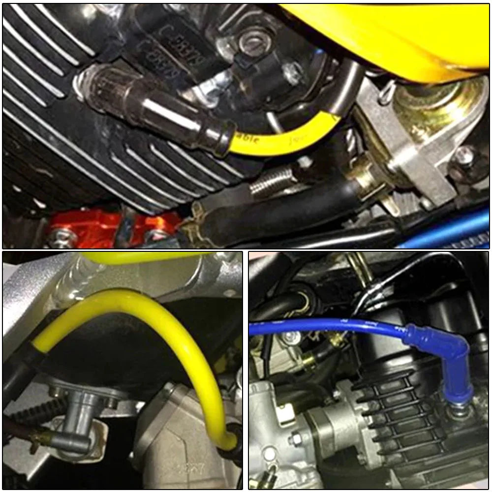 Lridium Cable Spark Plug Motorcycle lgnition Coil Universal For Dirt Bike Racing Go Kart ATV Scooter Moto