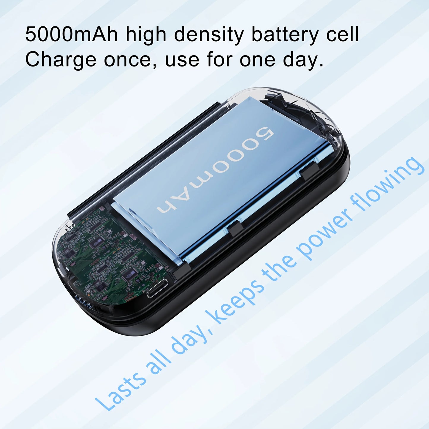Foldable 5000mAh Magnetic Wireless Power Bank Portable Charger with Stand for iPhone Watch AirPods Fast Charging