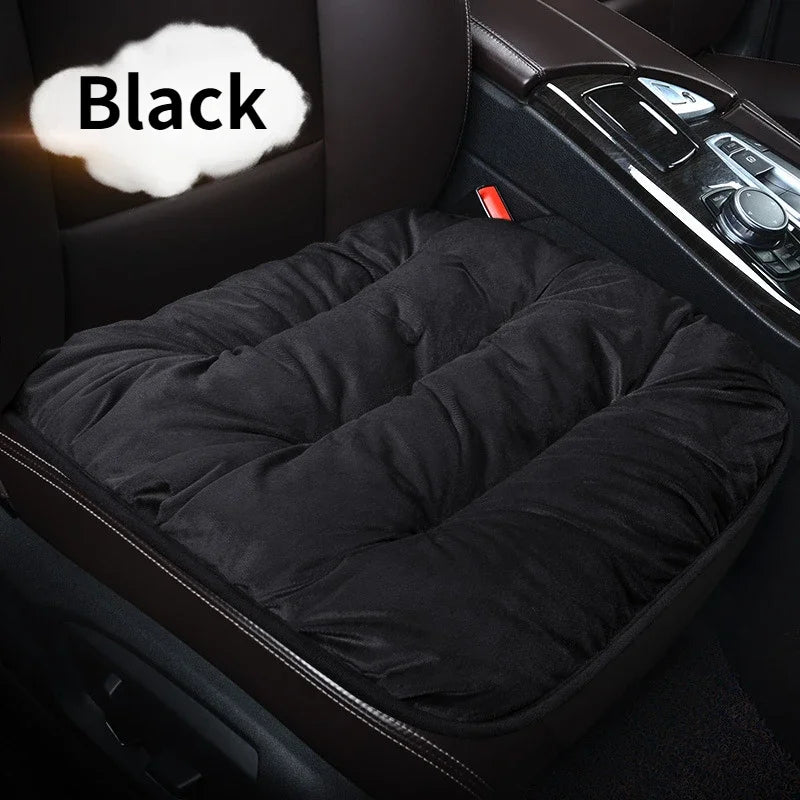 Car Seat Cover,Warm Short Plush Seat Cushion Pad,Soft Fuzzy Seat Protector,Auto Interior Accessories for Vehicles,SUV,Truck