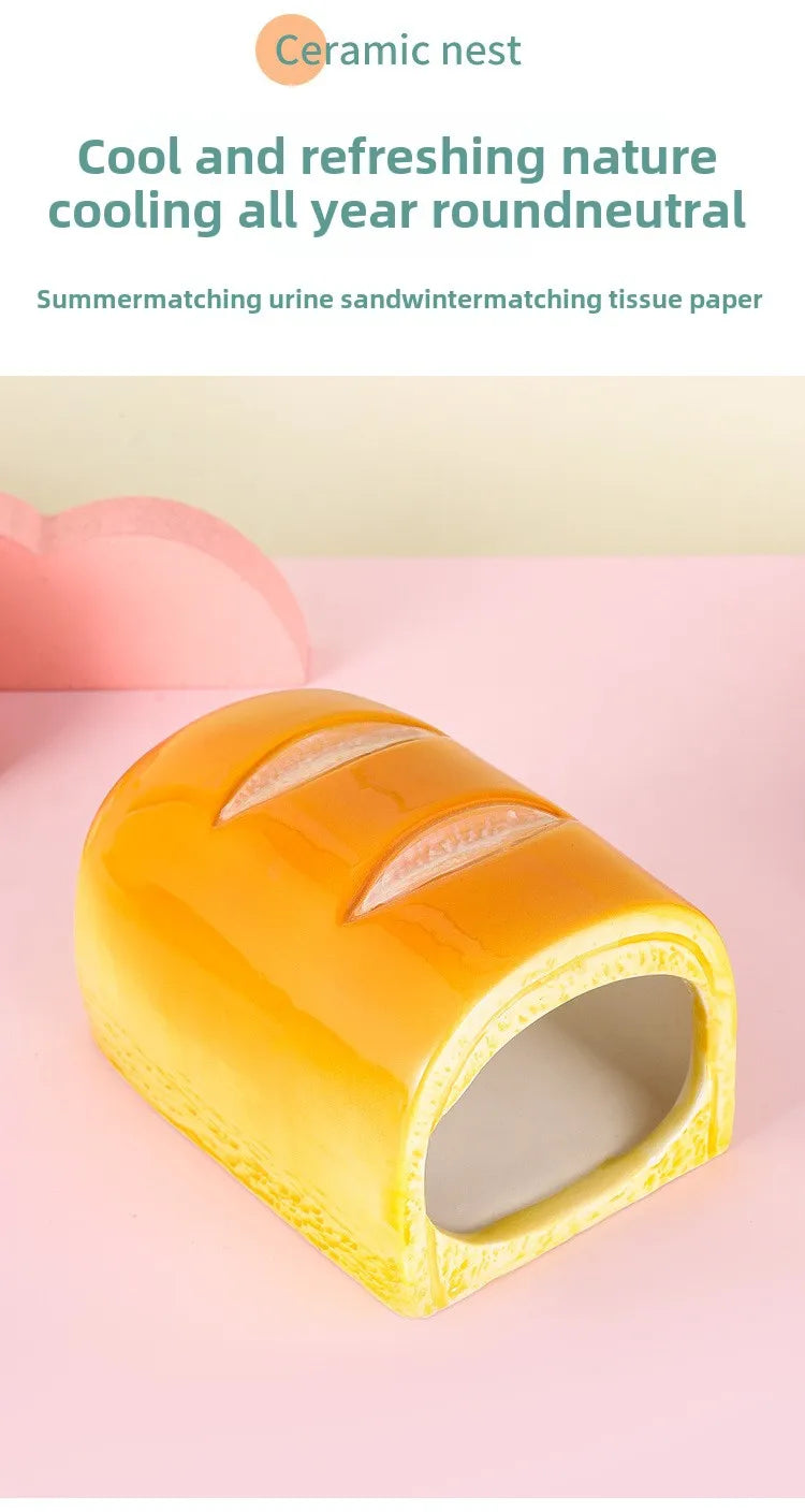 Ceramic Hamster House for Small Animals Outdoor Cave Small Animal Cool House
