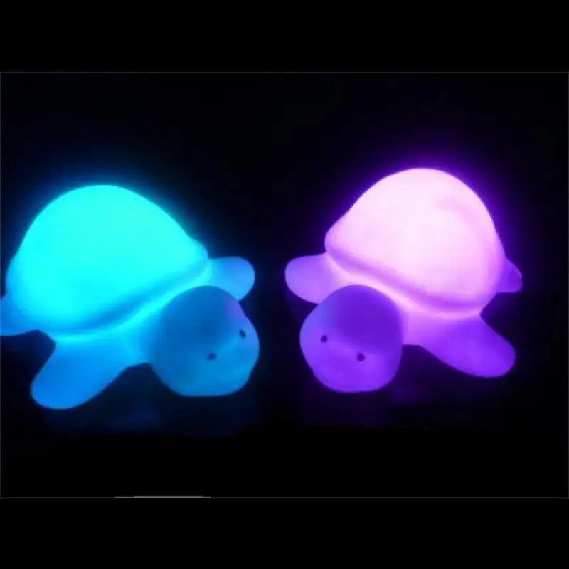 Ag10 Button Batteries Bedside Lamp Plastic Mini Night Light Enamel Touch Light Indoor Lighting Seven-color