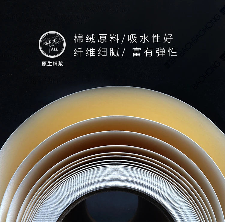 BAOHONG Watercolor Paper Roll 300g Natural White 100% Cotton 10.6/14.6in*394in (27/37cm*10m) Professional Paper Cold Press Rough