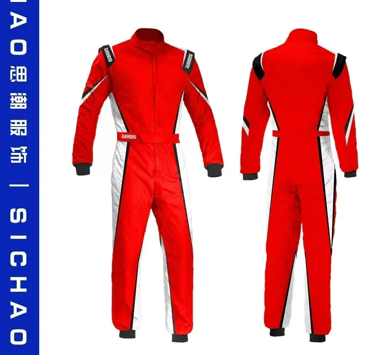 Men Women for Karting Suit Waterproof Car Motorcycle Motocross Racing Club Exercise Clothing Set Overalls
