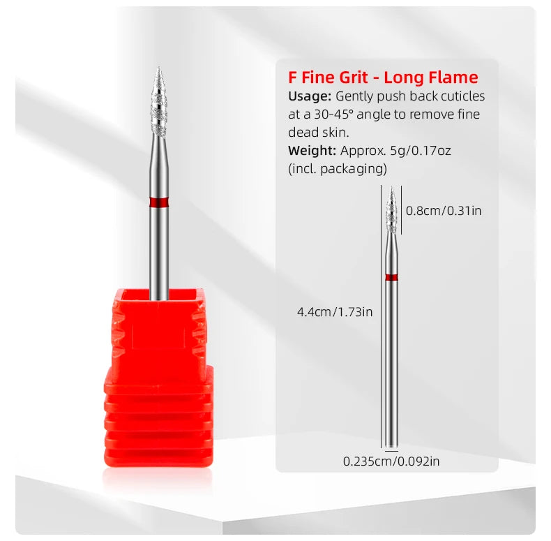 Tornado Diamond Nail Drill Bits Spiral Drill Milling Cutter For Manicure Electric Machine Accessory Nail File Gel Remover Tool